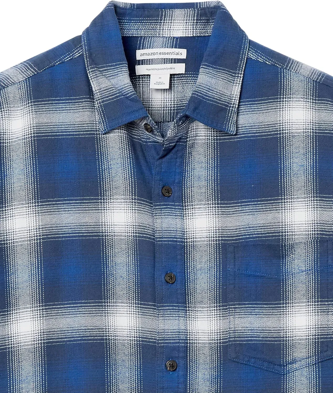 Amazon Essentials Men's Long-Sleeve Flannel Shirt (Available in Big & Tall)