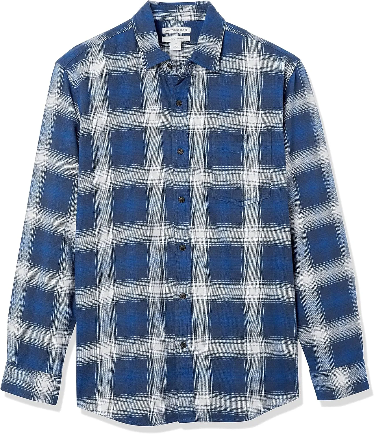 Amazon Essentials Men's Long-Sleeve Flannel Shirt (Available in Big & Tall)