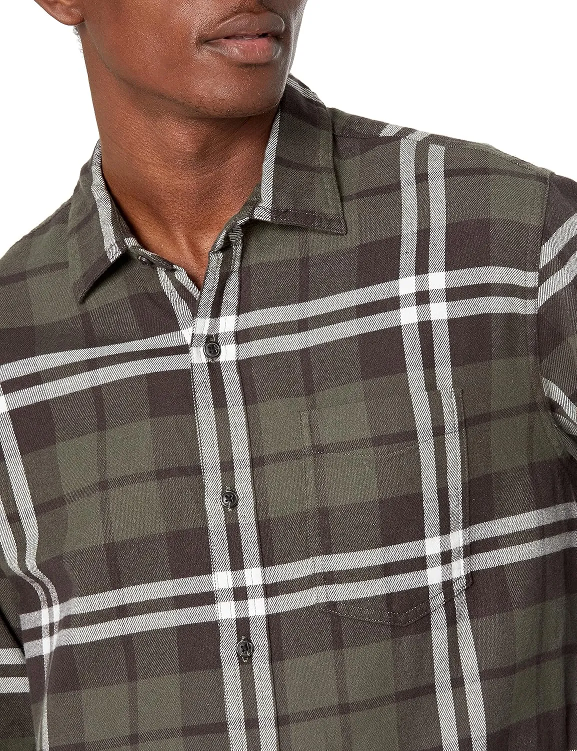 Amazon Essentials Men's Long-Sleeve Flannel Shirt (Available in Big & Tall)