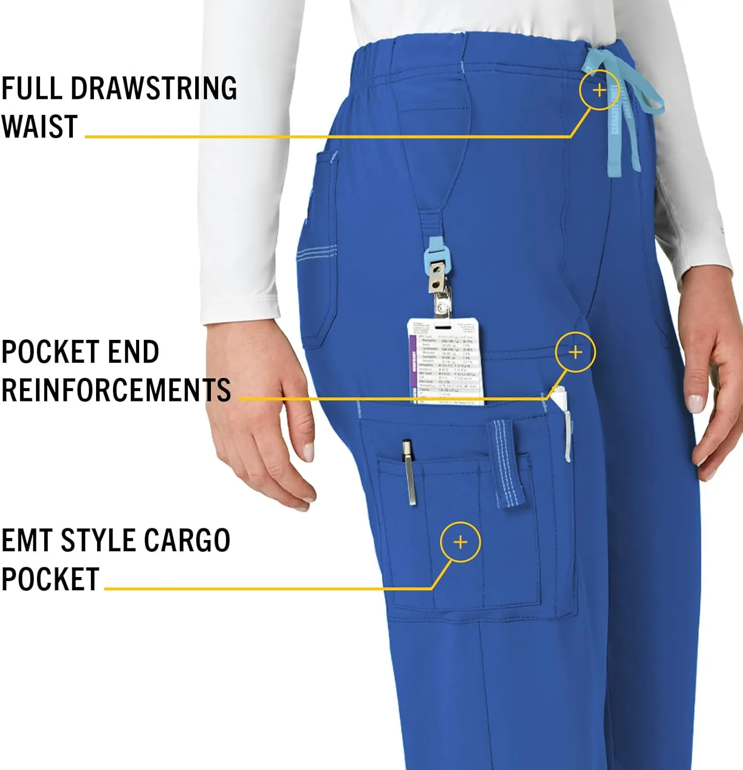 Carhartt Scrubs C52110 Women's Force Cross-Flex Modern Fit Boot Cut Pa