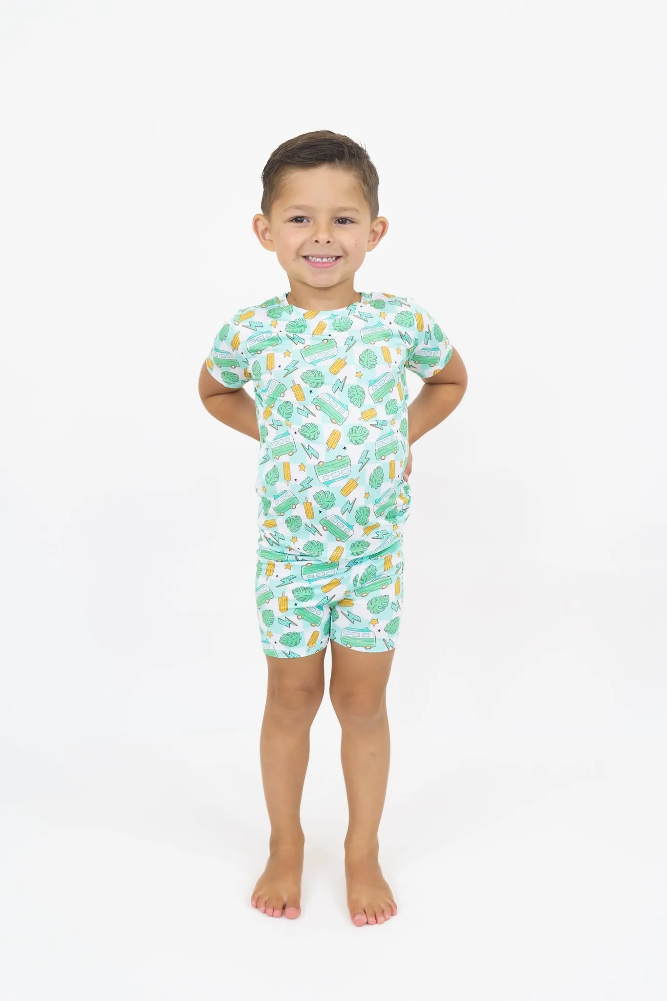 EXCLUSIVE CHECKED OUT FOR SUMMER CHECKERS DREAM SHORT SET