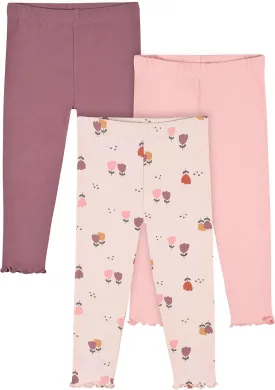 Gerber Baby Girls' Toddler Multi-Pack Premium Leggings
