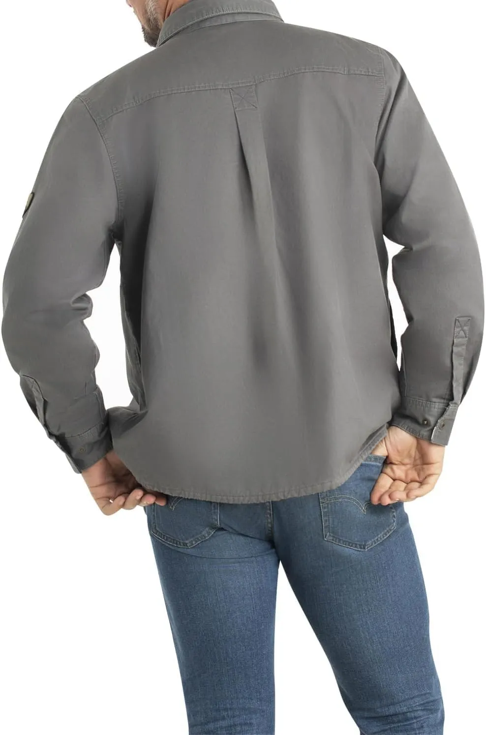 Legendary Whitetails Journeyman Shirt Jacket, Flannel Lined Shacket for Men, Water-Resistant Coat Rugged Fall Clothing