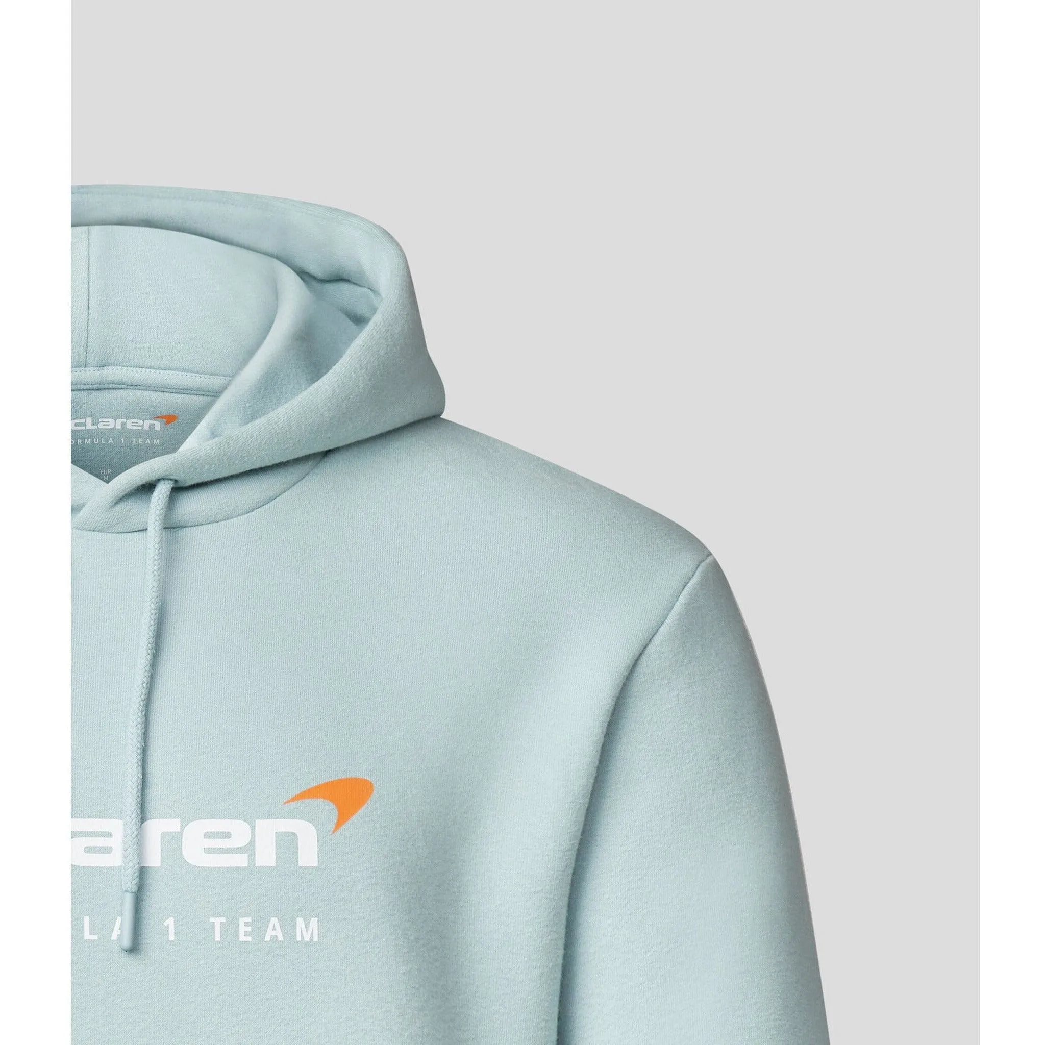 McLaren F1 Men's Core Essentials Hoodie -Black/Papaya/Phantom/Storm Gray/Cloud Blue