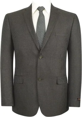 Men's Sport Coat Classic Fit 2 Button Checked Blazer Suit Jacket for Daily Casual Wear