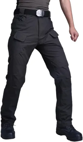 Mens Tactical Work Cargo Pants Stretch Ripstop Waterproof Pants Quick Dry Comfy Utility Outdoor Apparel