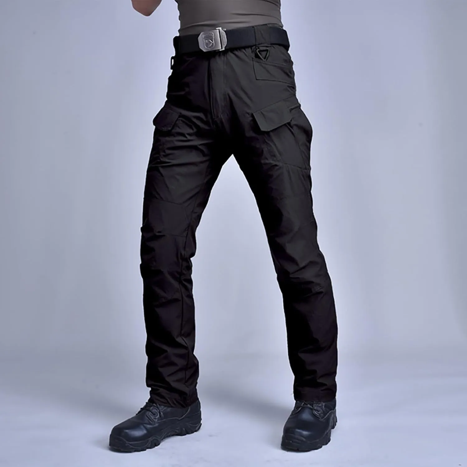 Mens Tactical Work Cargo Pants Stretch Ripstop Waterproof Pants Quick Dry Comfy Utility Outdoor Apparel