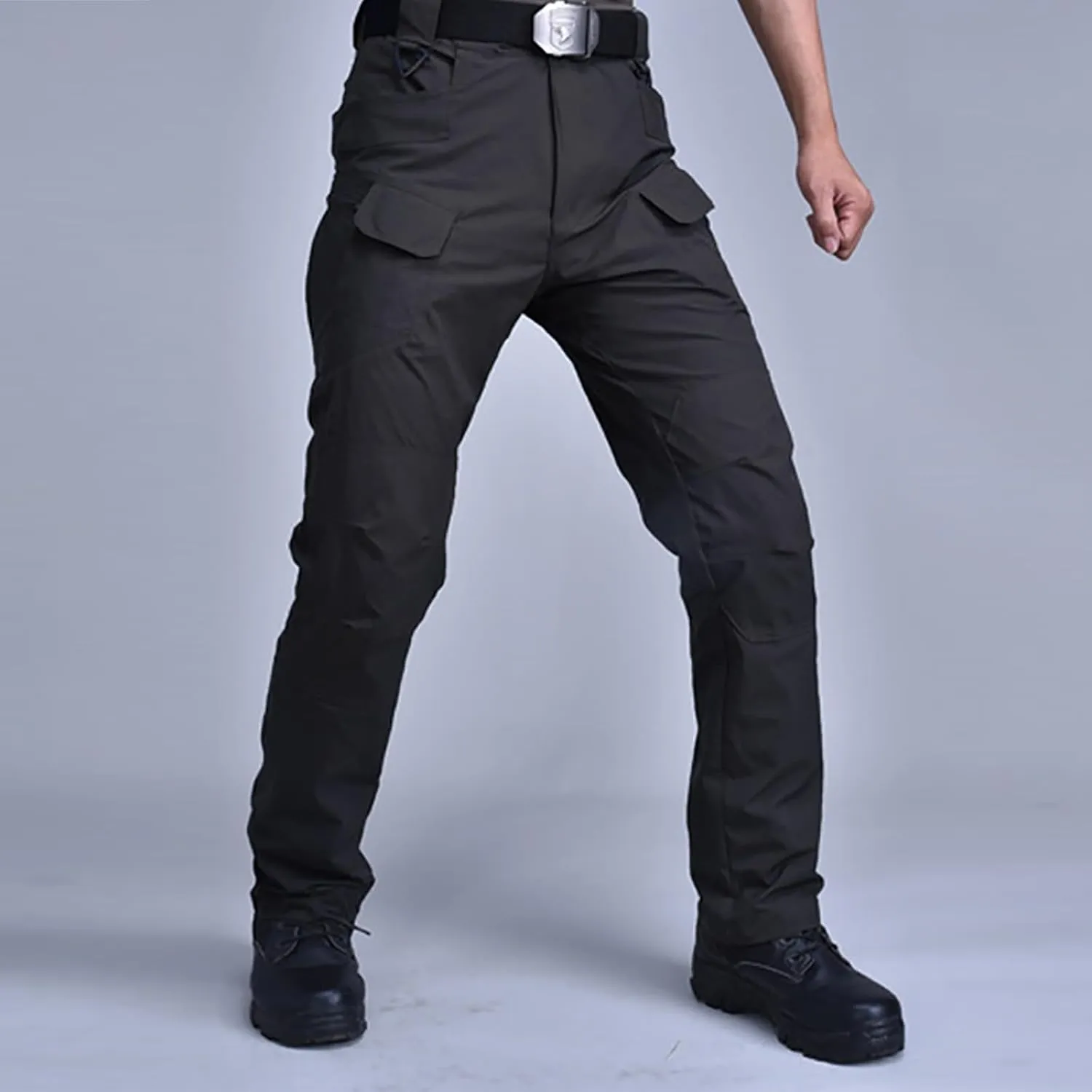 Mens Tactical Work Cargo Pants Stretch Ripstop Waterproof Pants Quick Dry Comfy Utility Outdoor Apparel