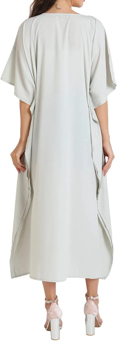 Miss Lavish London Long Kaftan for Women- African Beach & Modern Kaftan Dress for Party and weddings