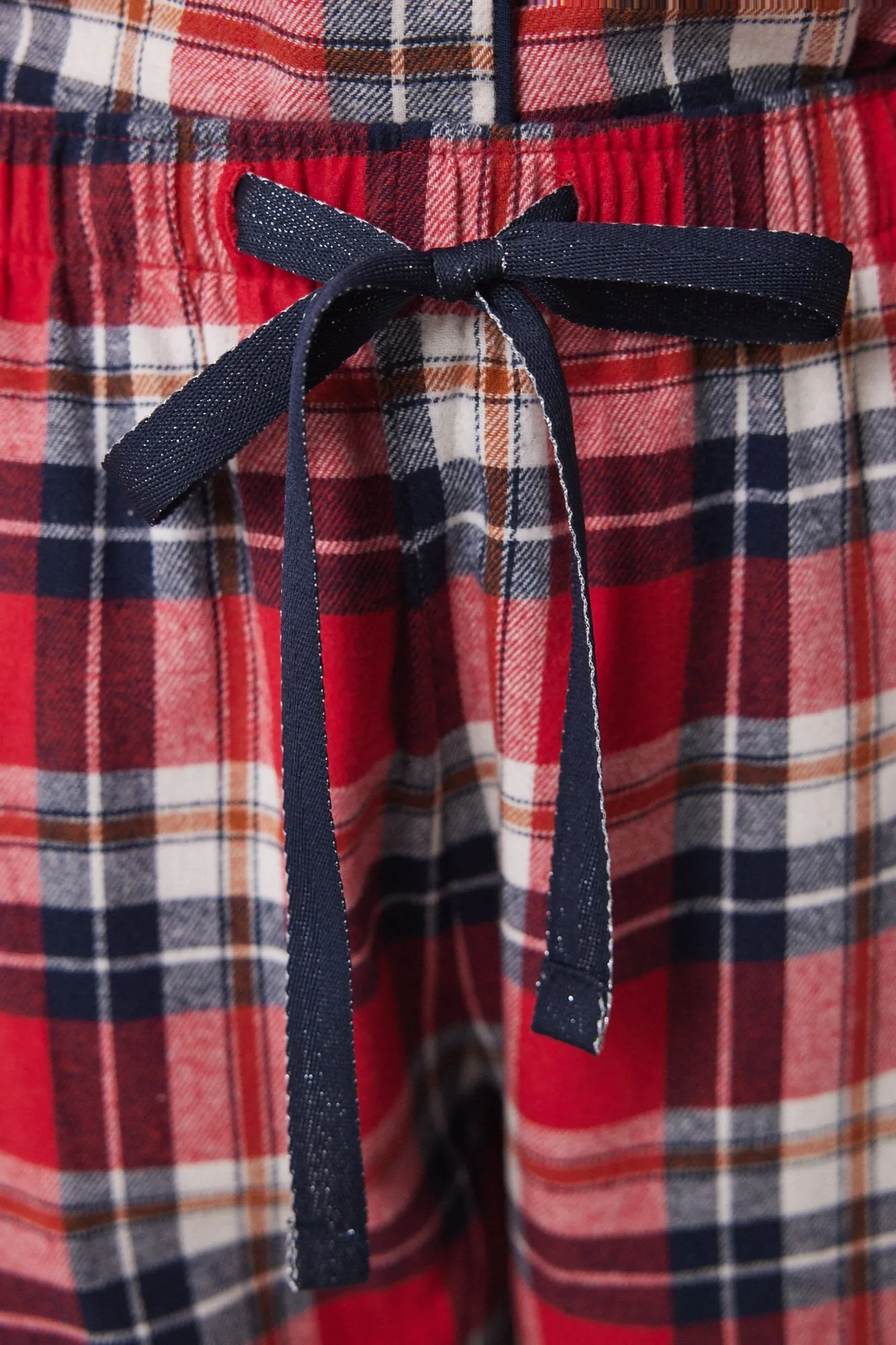 Red checked shirt pajamas 100% cotton