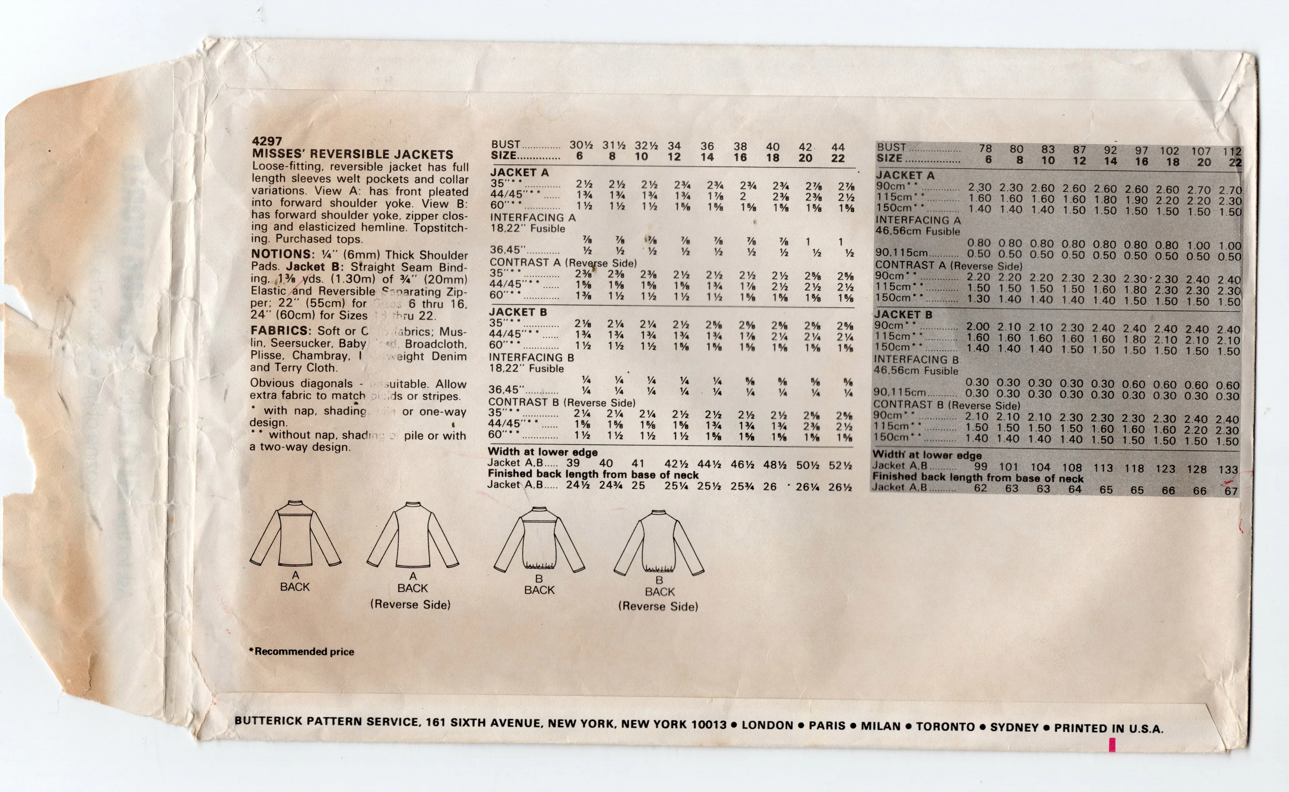 Simplicity 8163 Womens Pyjamas Robe & Nightgown 1970s Vintage Sewing Pattern size SMALL 10 - 12
