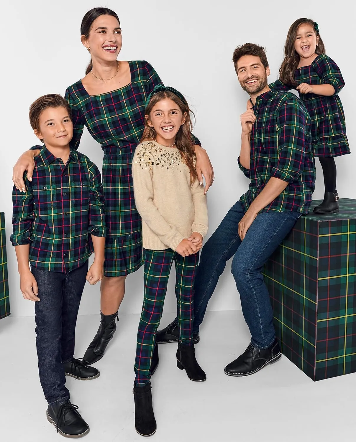 The Children's Place Men's Dad & Son Matching Long Sleeve Flannel Button Up Shirt