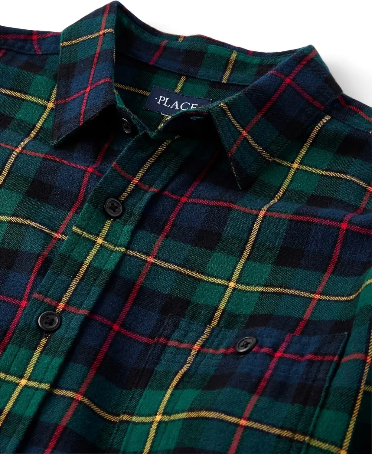 The Children's Place Men's Dad & Son Matching Long Sleeve Flannel Button Up Shirt